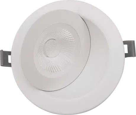 Votatec Round 4" Multi-Directional 360 degree Rotation - 90 Degree Tilt LED Recessed Light - 9W