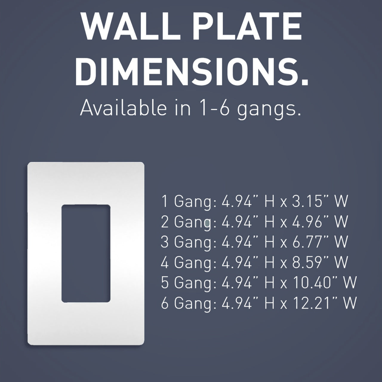 Legrand RWP263WCC6 radiant® 3-Gang Screwless Wall Plate, White