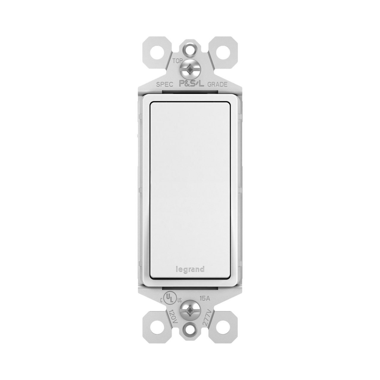 Legrand TM873WCC10 radiant® 15A 3-Way Switch, White