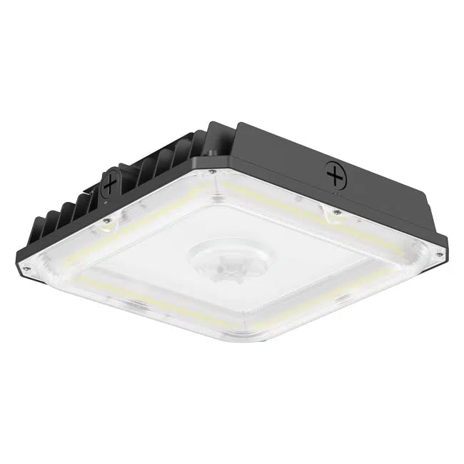 Luminaires LED Canopy et Garage de stationnement réglables 75 W 3CCT, Bronze