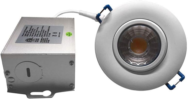 3‘’ Slim Gimbal LED-Round, 8w, White,4000K,