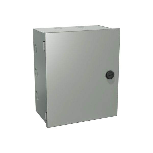 EXM 1100 E060604 — Type E Junction Box, 6″ × 6″ × 4″, hinged-cover