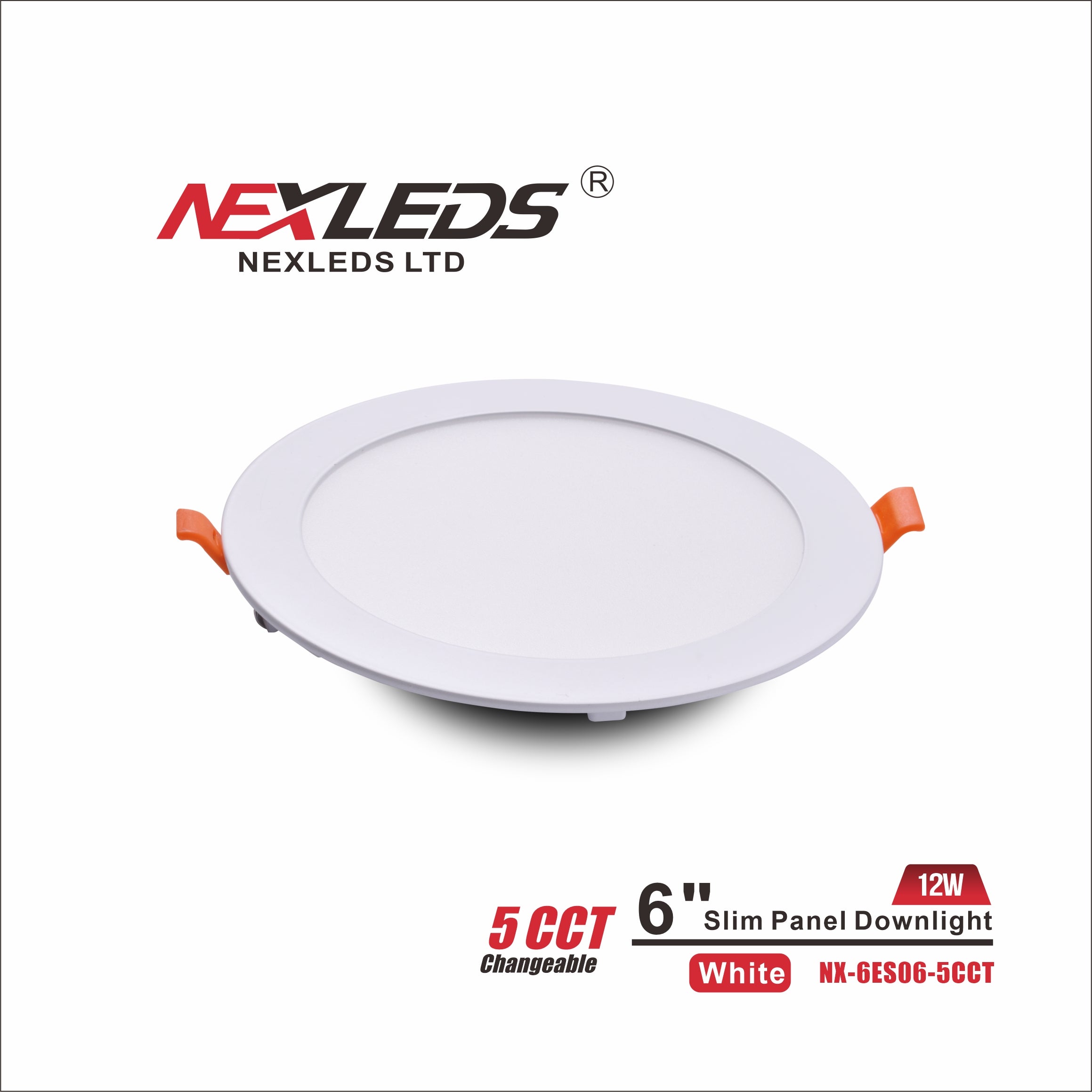 NEXLEDS 6 inch Slim Pot Light 12W 5CCT