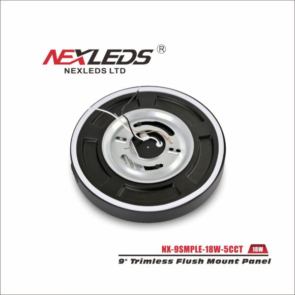 NEXLEDS NX-9SMPLE-18W-5CCT 9" FRAMELESS Flush Mount Panel