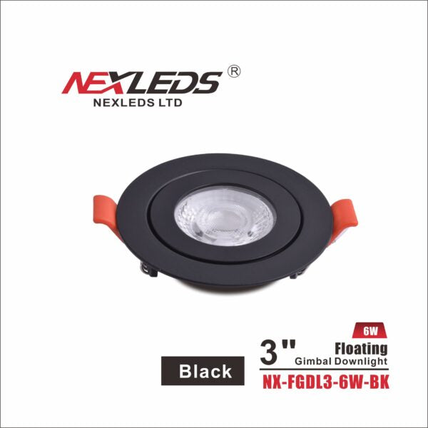 NEXLEDS Floating Gimbal Downlight 5CCT