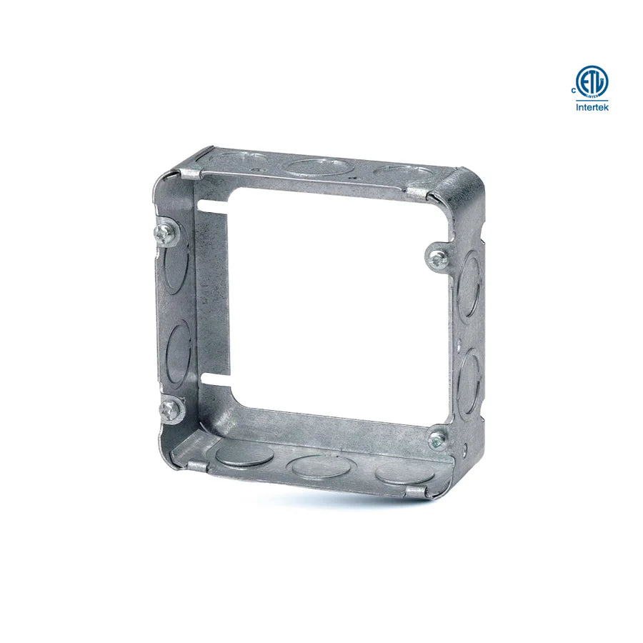 73151-K Square Outlet Extension Ring, 4-11/16 In L X 4-11/16 In W X 1-1/2 In D,