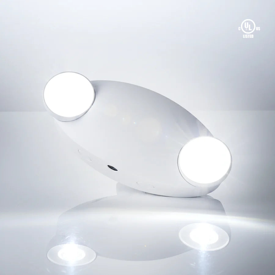 Ortech OE-C212 Fully Adjustable Compact LED Dual Head Emergency Light in 2W 120-277V AC
