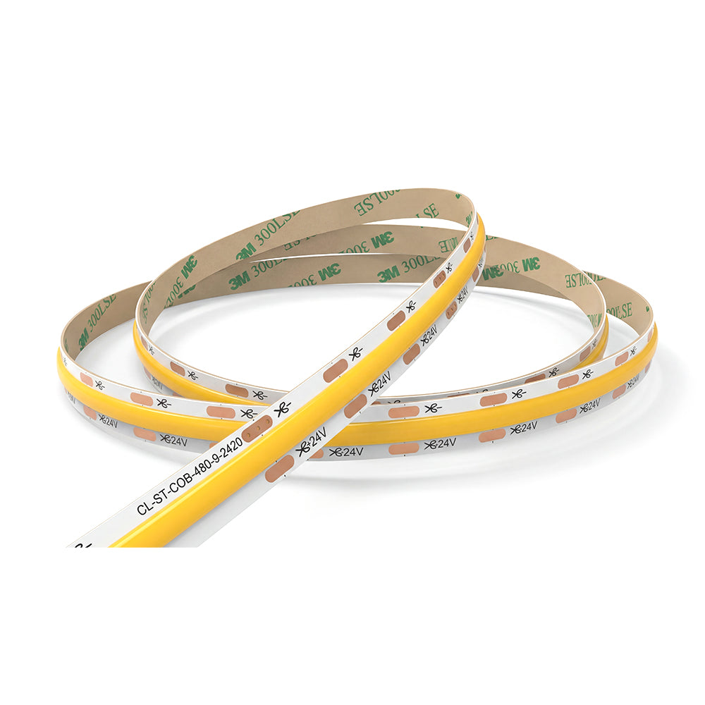 Canolight Low-Voltage COB LED Strip Light 8mm PCB Width 2700K