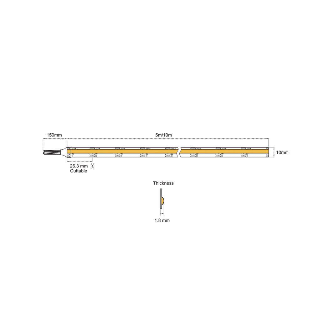 Canolight COB Low-Voltage Tunable COB LED Strip Light