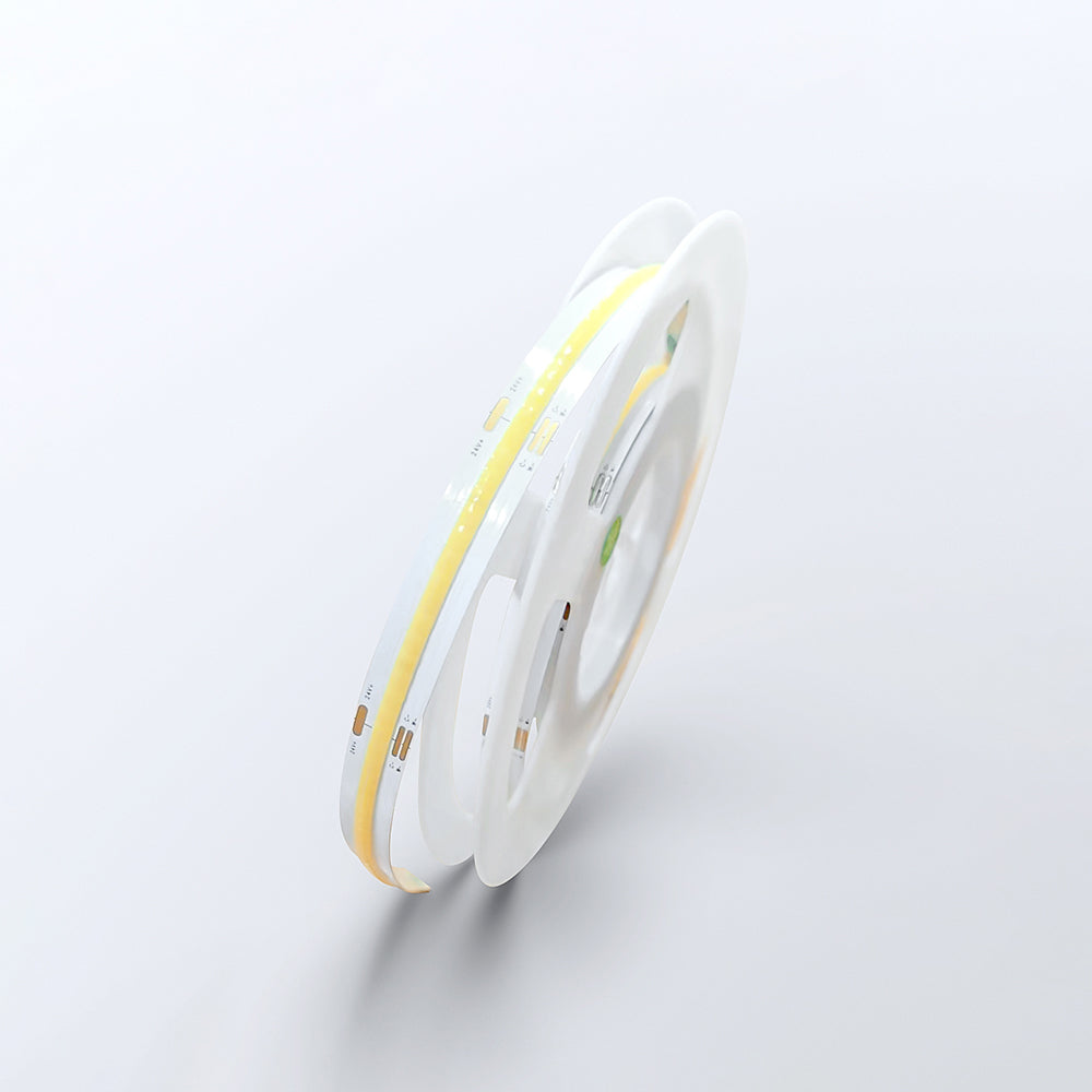 Canolight COB Strip Light 10mm PCB Width 608LED/M 5M/Roll 7+7W/M 24V IP20 Tunable white from 2700K to 650 - CL-ST-COB-608-14-2420-TW