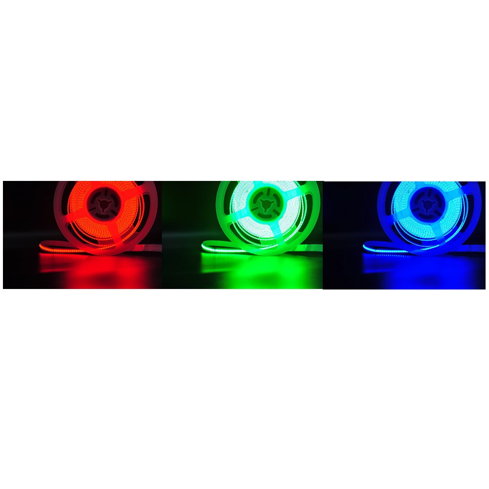Canolight COB Strip Light 630LED/m 10mmPCB width 9W/M 24VDC 5m/roll IP20 RGB - CL-ST-COB-630-9-2420-RGB