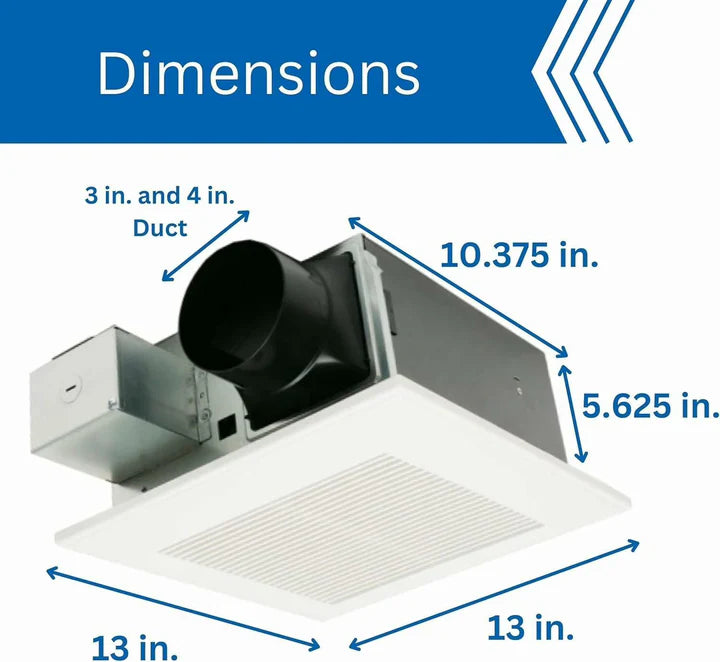 Panasonic FV-0511VF1 — WhisperFit DC Ventilation Fan