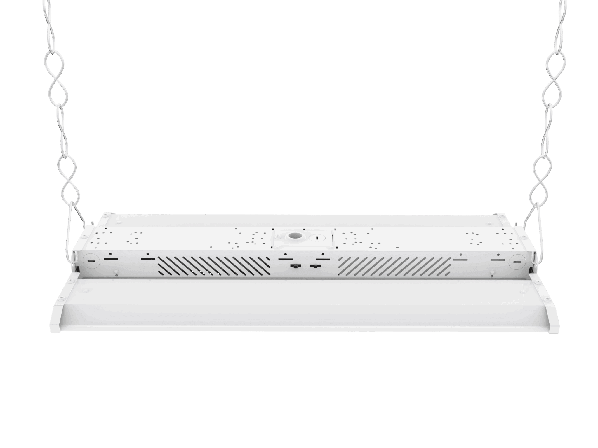 Votatec 2ft, 2 Line Linear High Bay – 3-Way CCT & Wattage Adjustable LED Fixture