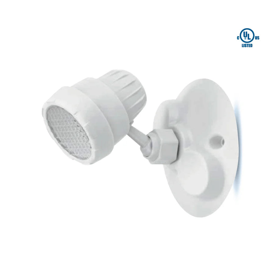 LED Emergency Light – Single Head With Wall And Ceiling Mounting