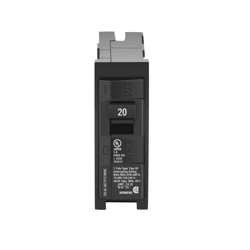 Siemens Q120 — Disjoncteur enfichable unipolaire 20 A
