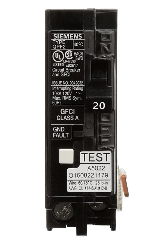Siemens QF120ACSA — Disjoncteur différentiel 20 A unipolaire