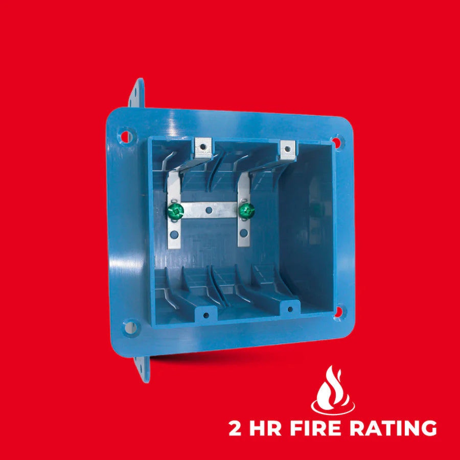 SGP-02-FR Two-Gang Non-Metallic Switch/Outlet Box