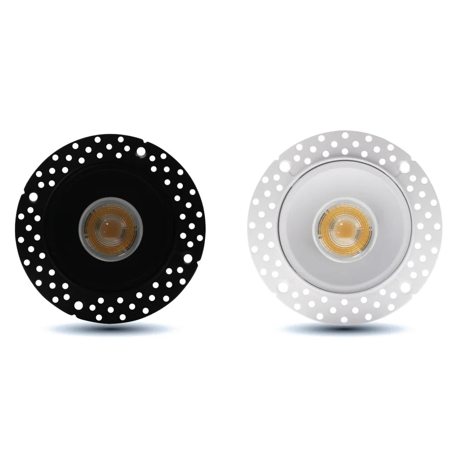 Ortech SLIM-TL2-5CCT 2" Round LED Trimless Downlight CCT Selectable 8W, 120V