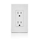 Leviton T5325-W 15 Amp Decora Tamper-Resistant Duplex Outlet/Receptacle, Grounding, White