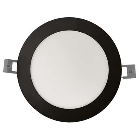 Votatec 6" Black LED Slim Round Recessed Light