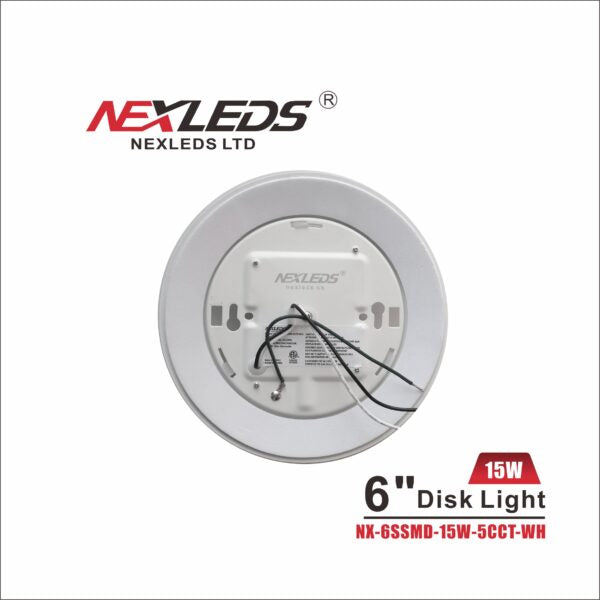 NEXLEDS Lampe de plafond en saillie 6 po