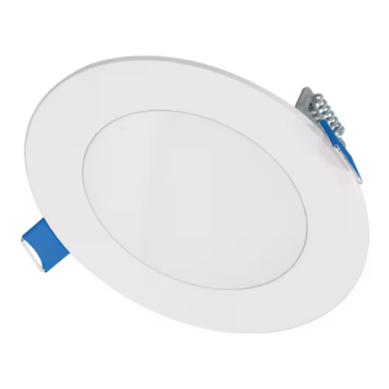 4″ Slim Pot Light – 750 Lumens, White Trim, 4000K