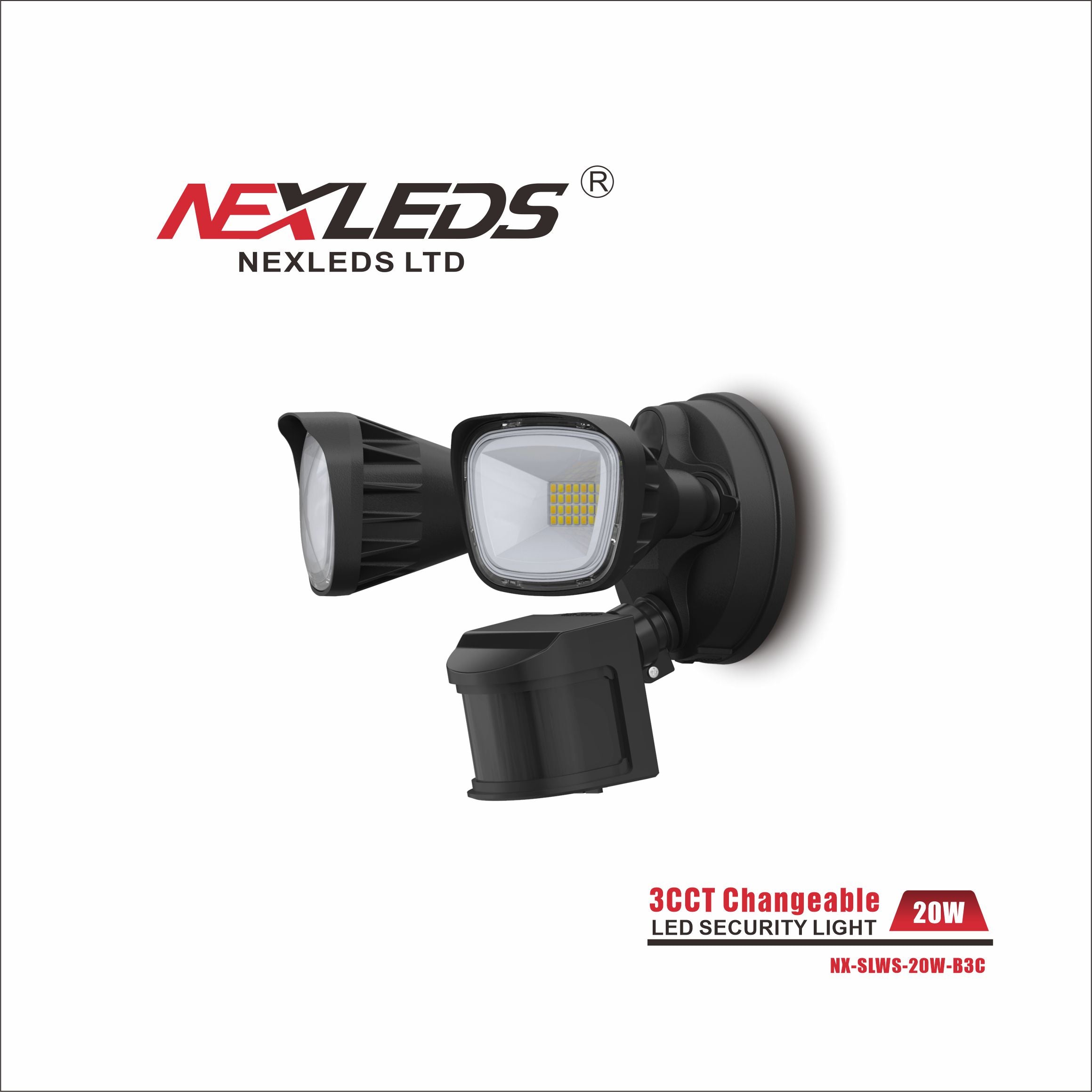 Nexleds Nx-Slws-20W 3Cct Security Light