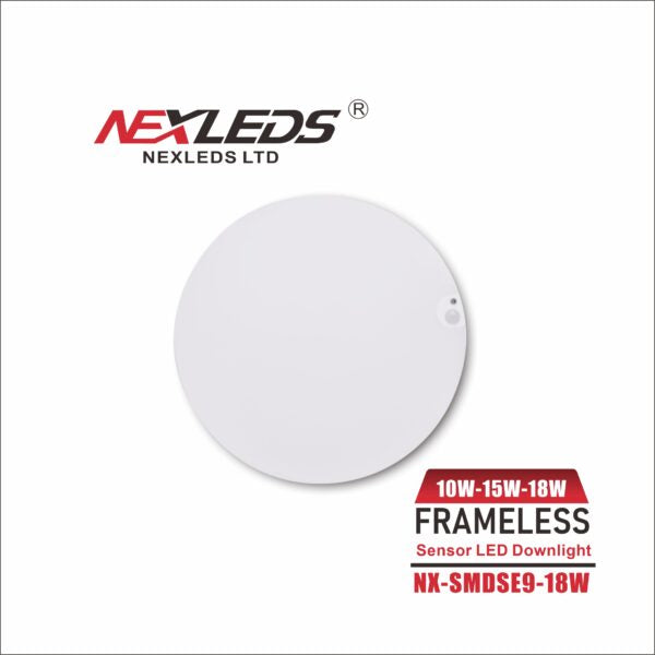 NEXLEDS NX-SMDSE9-18W 9" Frameless Sensor Down Light