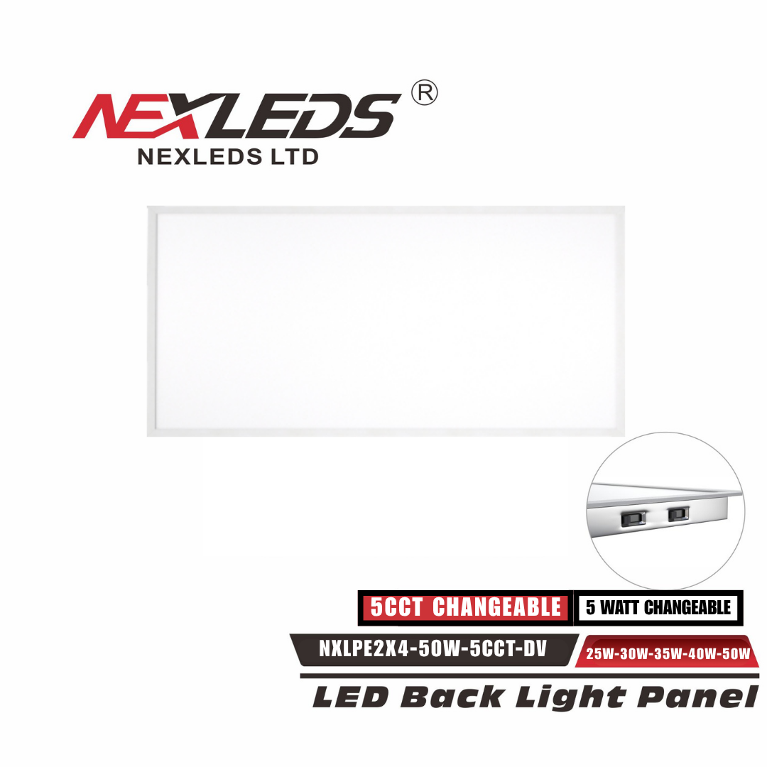 NEXLEDS 2X4 Backlit Flat Panel 5CCT