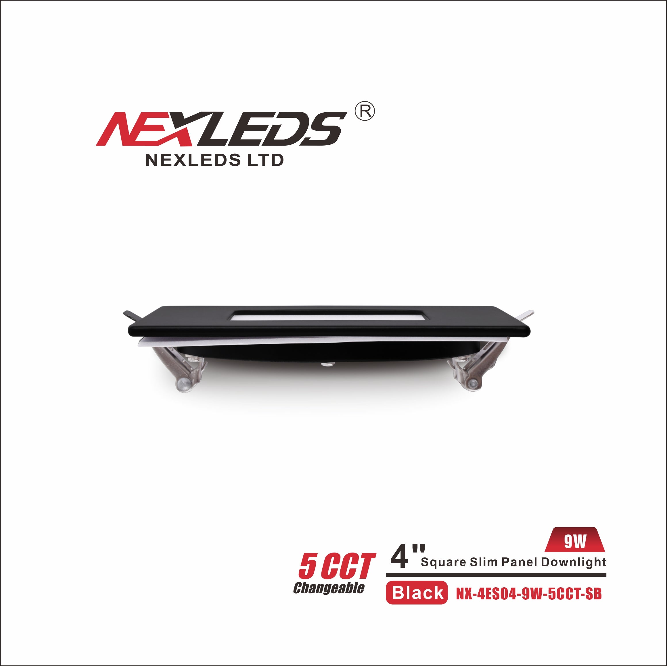 NEXLEDS 4 inch Square Slim Panel Downlight