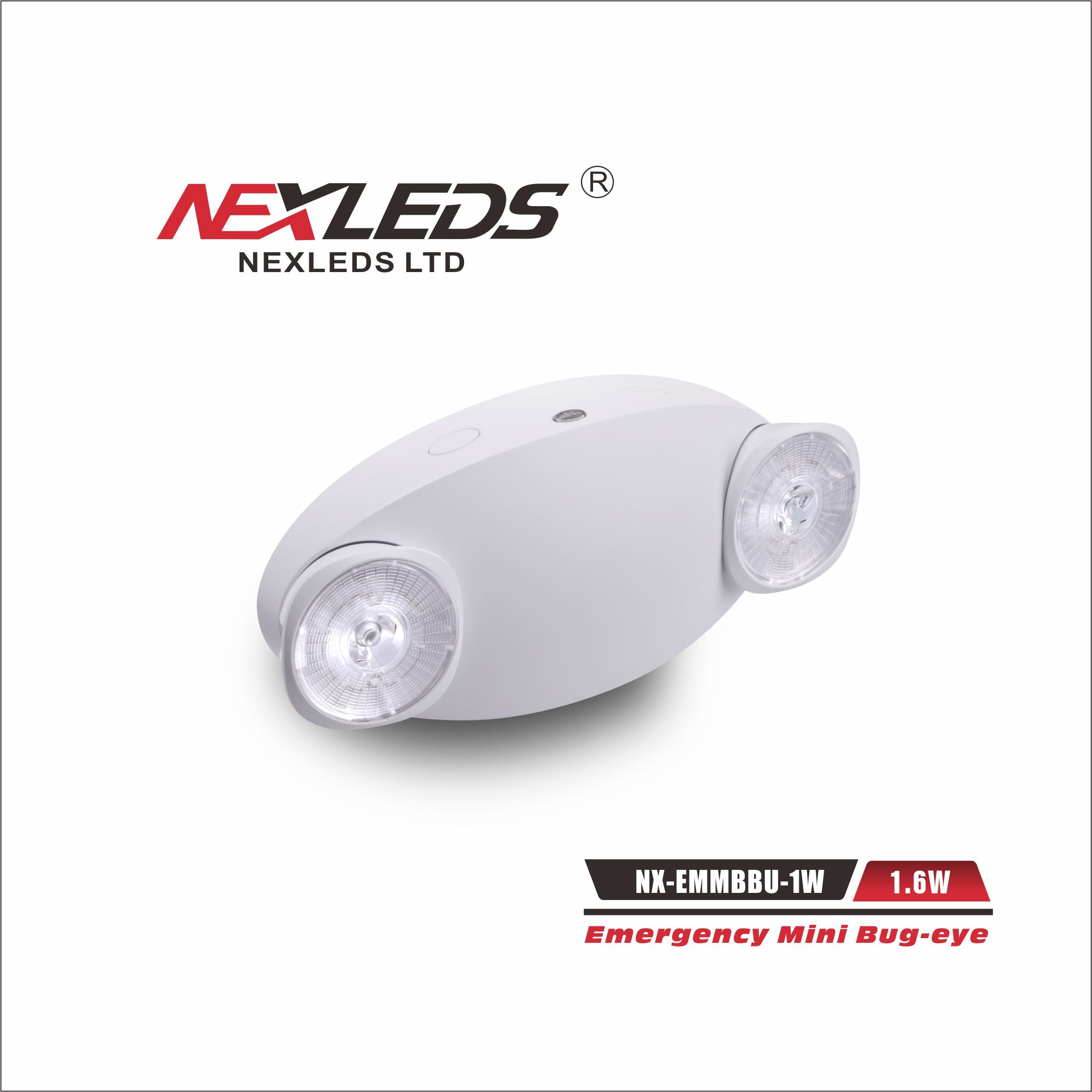 NEXLEDS NX-EMMBBU-1W Unité de batterie LED mini œil-de-bœuf d'urgence 1W