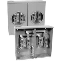 Compteur à insertion par la gauche double cadre 200 A 600 V principal 100 A par position