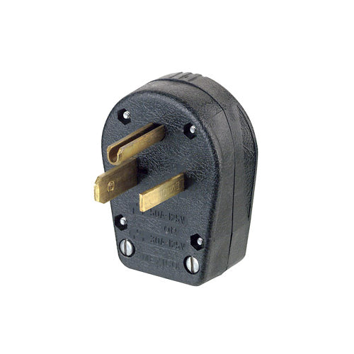 Leviton Universal Plug 30/50 Amp, 125 Volt, 2P, 3W, Plug, Straight Blade - 930-E