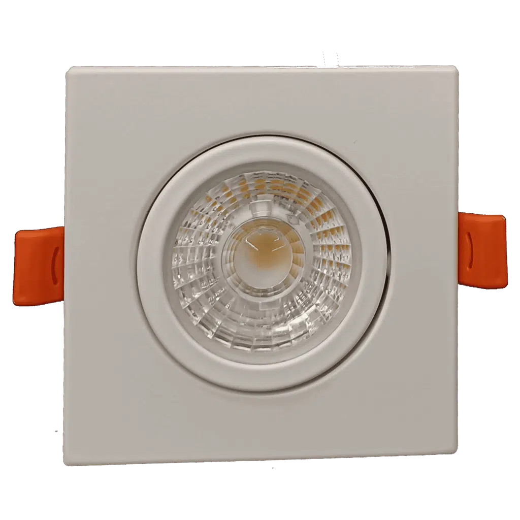 Votatec 3" White Square LED Glimble  - 3CCT, 7W