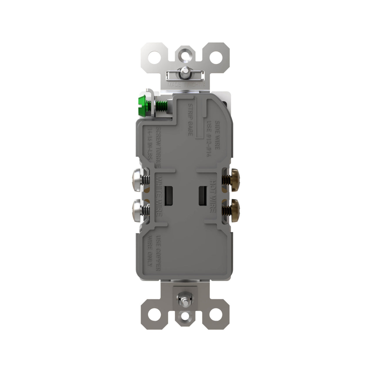 Legrand 885TR20SW radiant® 20A 125V Tamper-Resistant Outlet, White