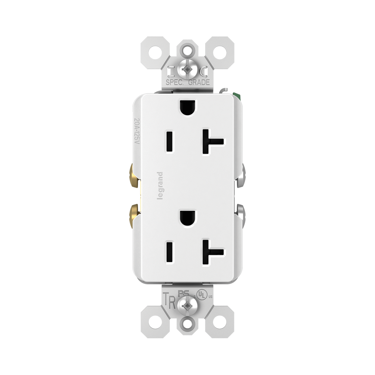 Legrand 885TR20SW radiant® 20A 125V Tamper-Resistant Outlet, White
