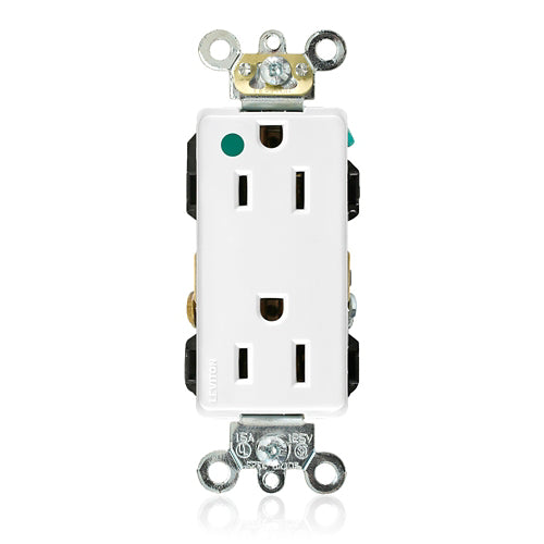 Hospital Grade Receptacle 15 amp Decora Style