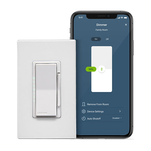 Leviton Decora Smart Wi-Fi Dimmer 2nd Gen 120V 600W INC 300W LED/CFL