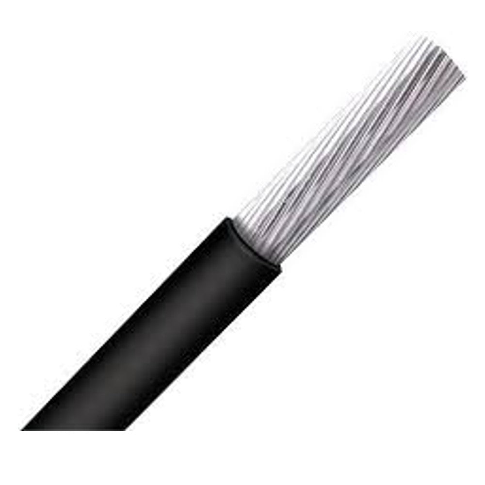 RW90 Cable, #6 AWG, STR AL , Black Price Per Meter