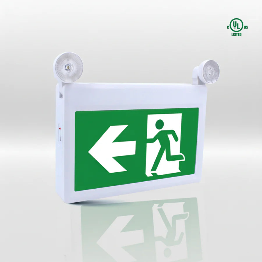 Ortech Oe-316   2 Head 4.5W Led Running Man Combo Exit Sign With 120 Minutes Backup Time