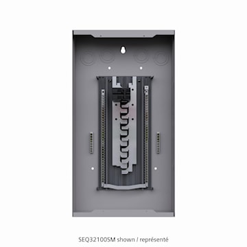 Siemens SEQ24100SM 100A Load Center 24/48-Circuit 1PH Service Entrance 240VAC 3-Wire