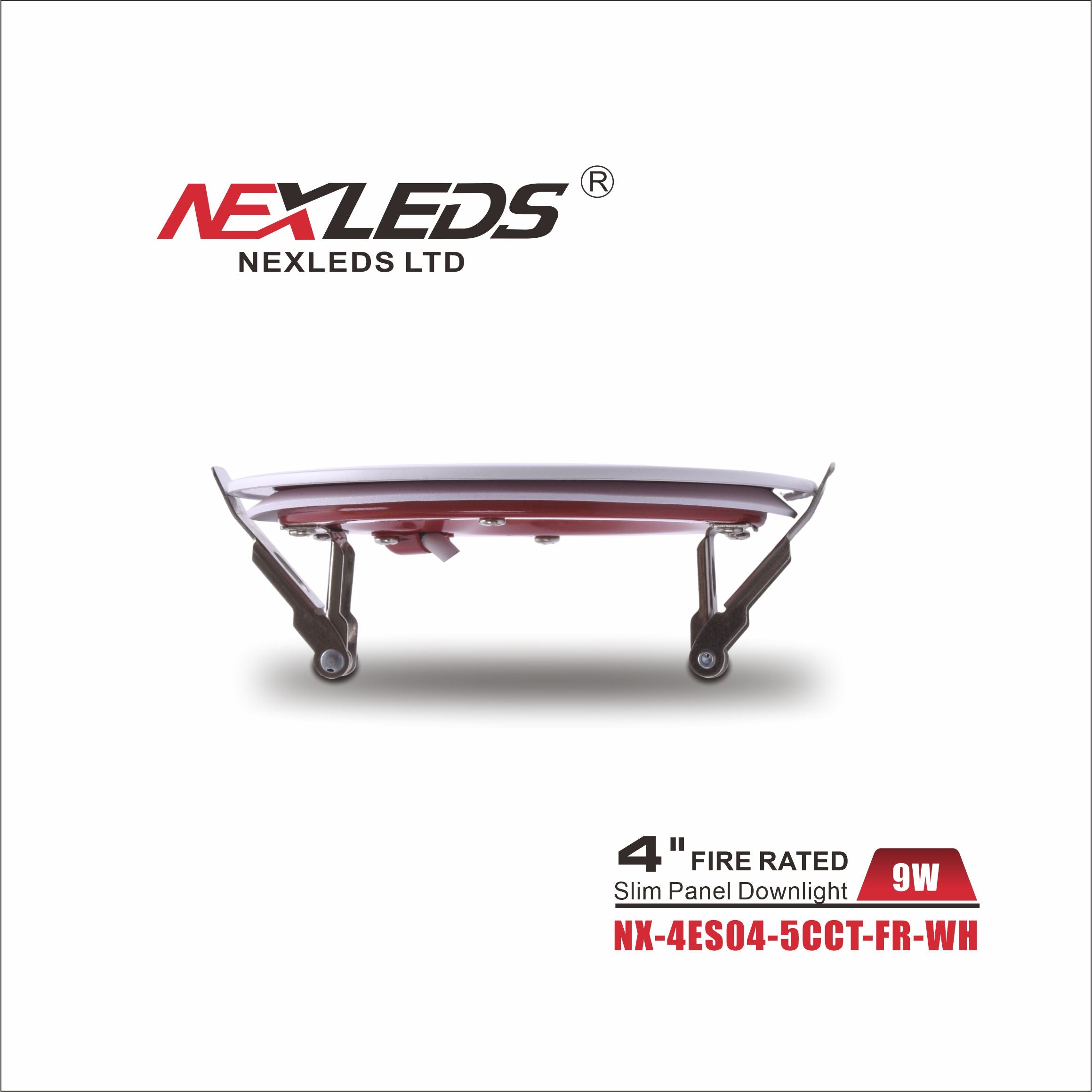 NEXLEDS NX-4ES04-5CCT-FR-WH 4″ Slim 2-Hour Fire Rated Potlight – 5CCT
