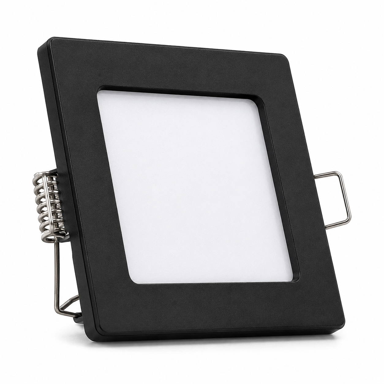 4‘’ Dimmable LED Panel Light-Square,Black Trim, 3CCT