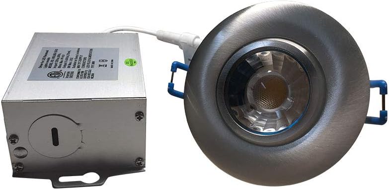 3‘’ Slim gimbal LED-Round,8w， Brushed Nickel,4000K