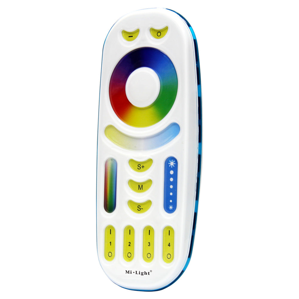 Canolight RGB+CCT 2.4 GHz RF Remote Controller 4 Zones compatible with RFCLS2 and SWCWL5 controllers Low - CL-AST-RFRFUT092-LV