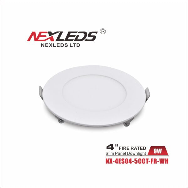 NEXLEDS NX-4ES04-5CCT-FR-WH 4″ Slim 2-Hour Fire Rated Potlight – 5CCT