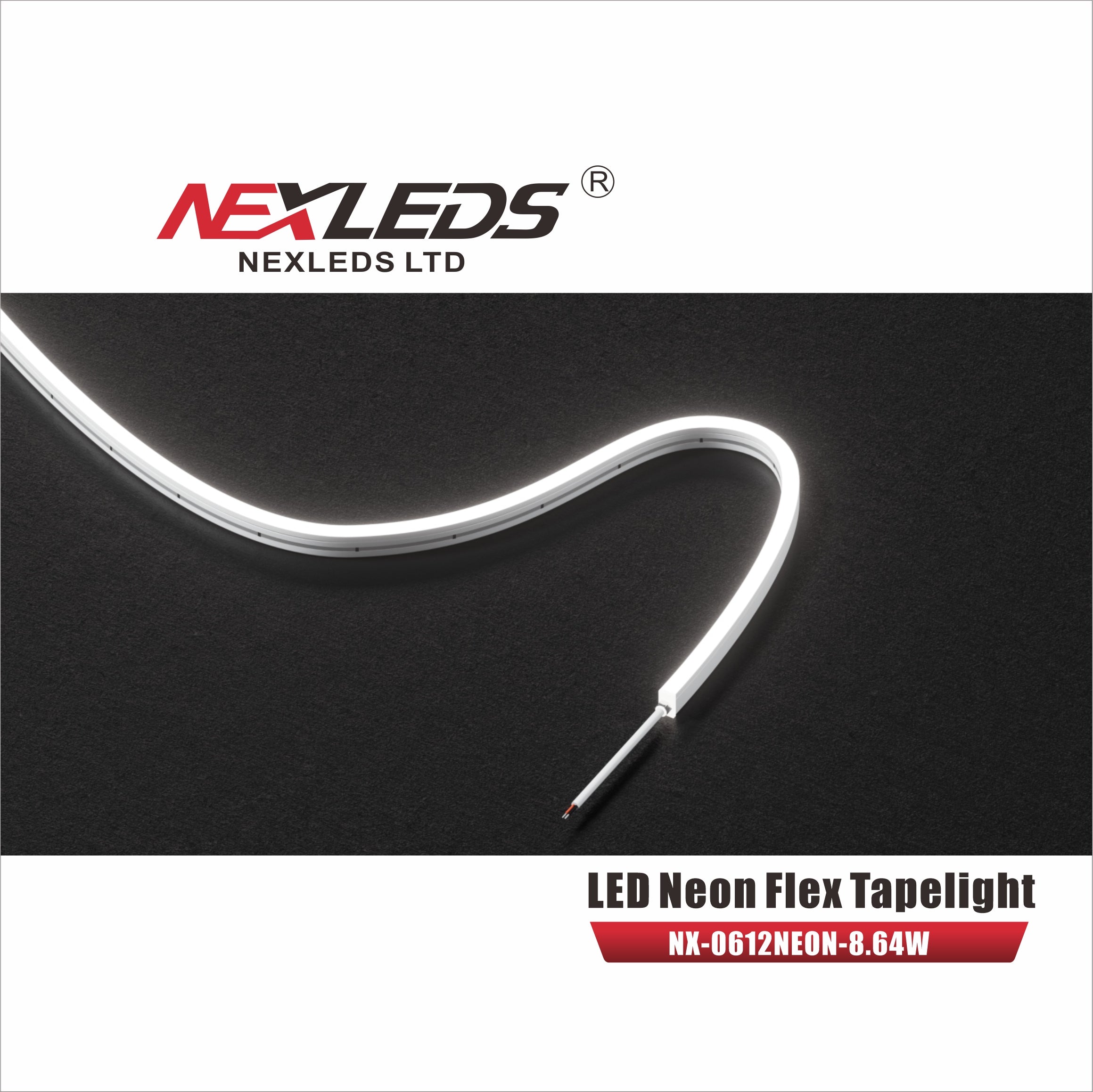 NEXLEDS Neon flex silicone profile tape light 3K 10 meter roll