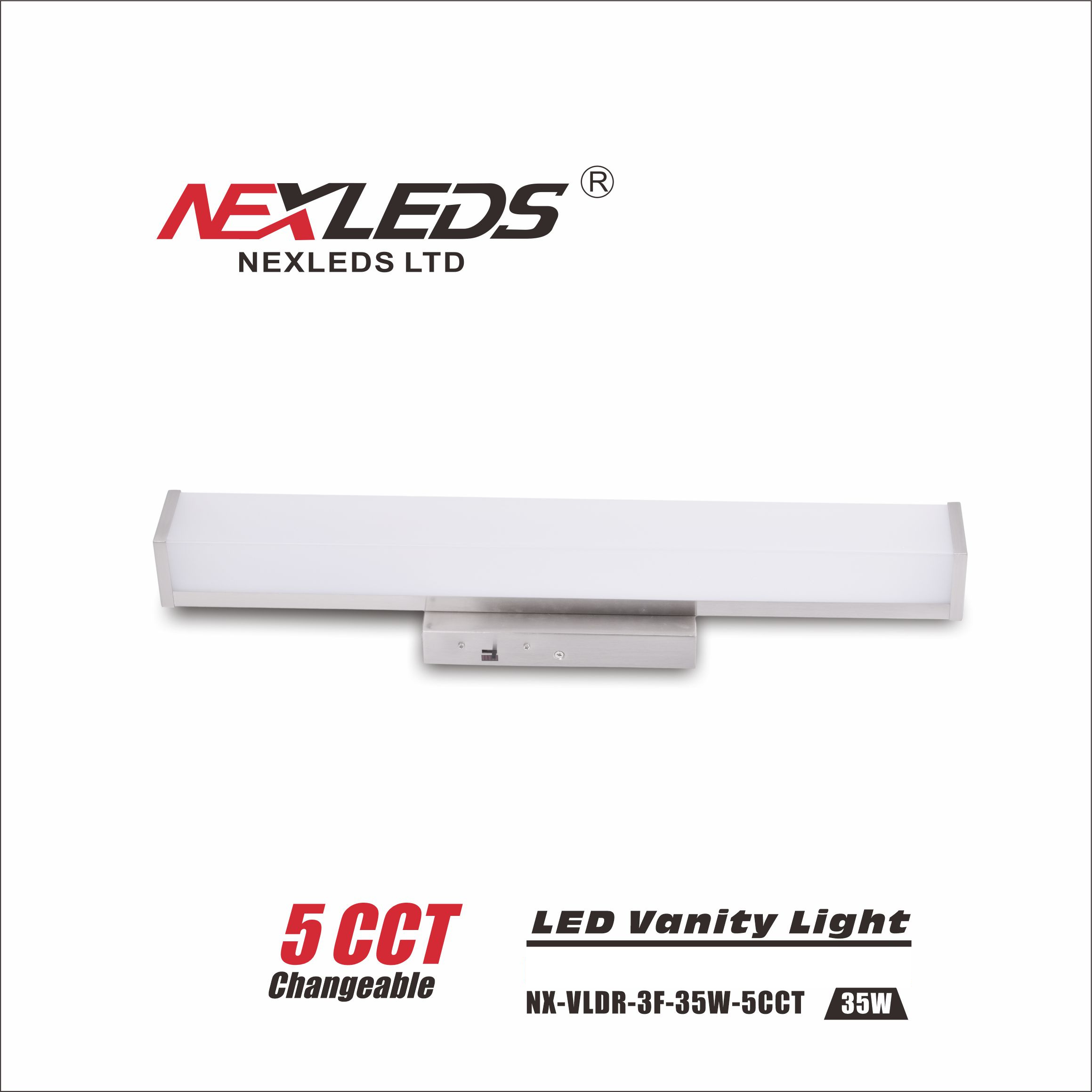 NEXLEDS Rectangular Vanity Light
