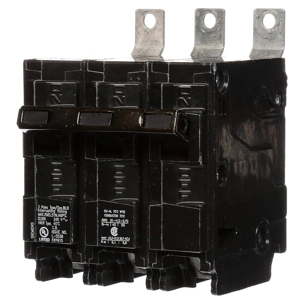 Siemens 3 Pole 20A Bolt-On Breaker B320