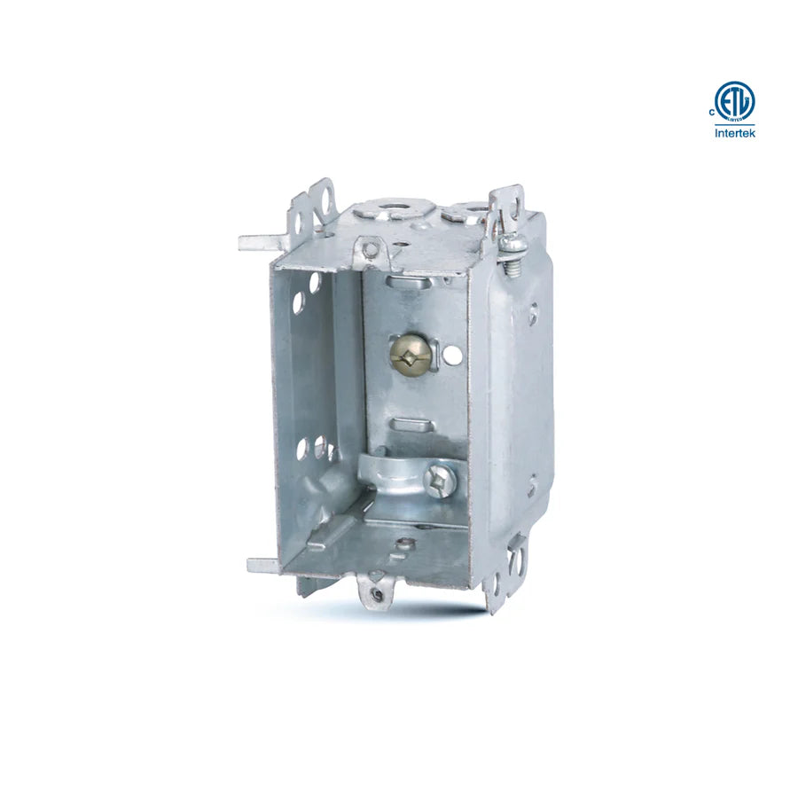 1304-LH Device Box, 2-1/2″ Deep / Bubble w/ Clamps
